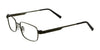 Cargo C5035 Eyeglasses with Clip-on Sunglasses | Size 54 / Matt Dark Olive