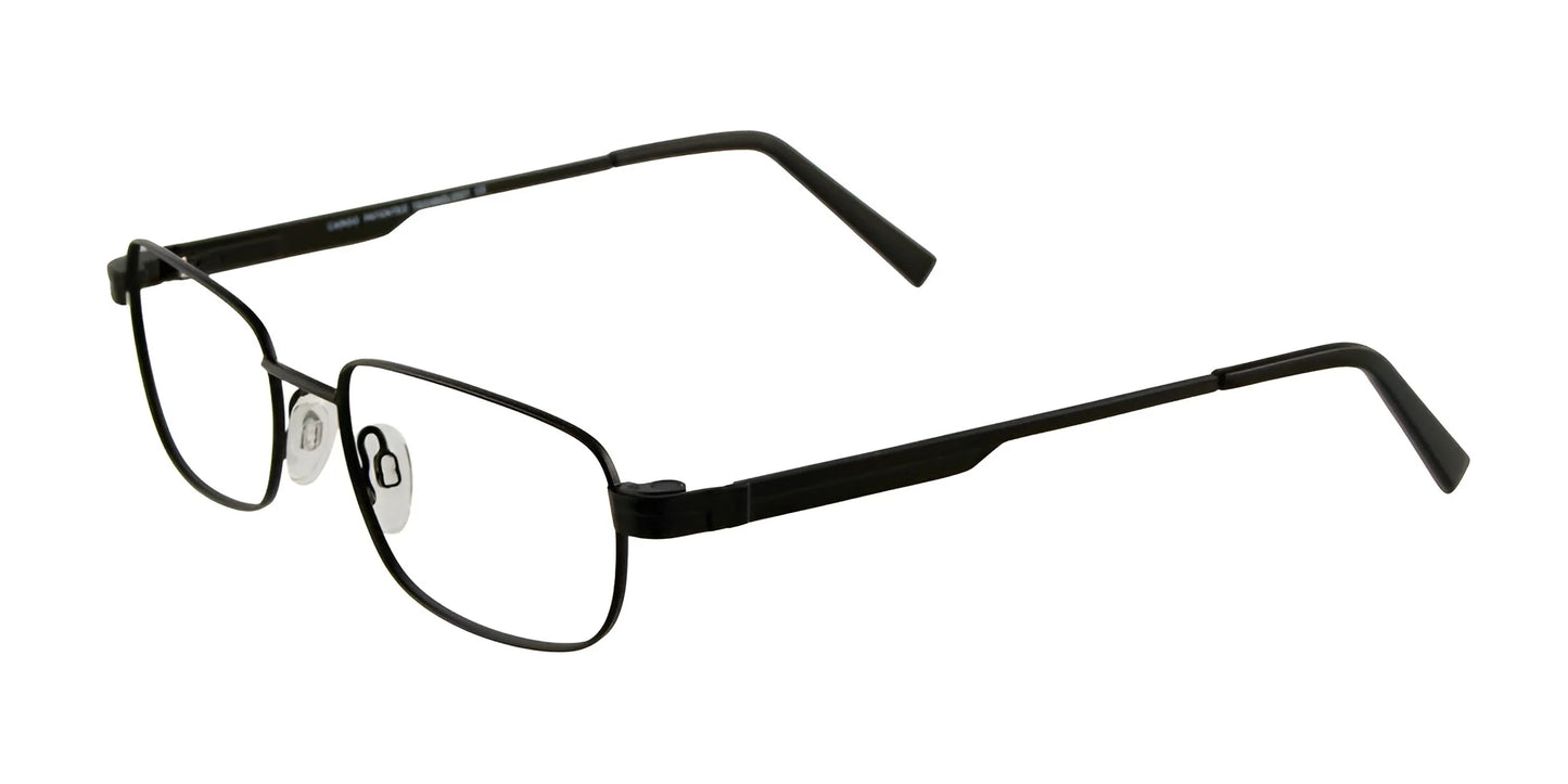 Cargo C5035 Eyeglasses with Clip-on Sunglasses Matt Black
