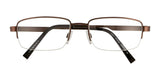 Cargo C5036 Eyeglasses with Clip-on Sunglasses | Size 55