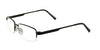 Cargo C5036 Eyeglasses with Clip-on Sunglasses | Size 55 / Matt Black