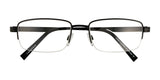 Cargo C5036 Eyeglasses with Clip-on Sunglasses | Size 55