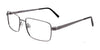 Cargo C5038 Eyeglasses with Clip-on Sunglasses | Size 56 / Satin Grey