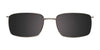 Cargo C5039 Eyeglasses with Clip-on Sunglasses | Size 54 / Satin Brown