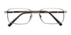 Cargo C5039 Eyeglasses with Clip-on Sunglasses | Size 54 / Satin Brown