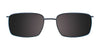 Cargo C5039 Eyeglasses with Clip-on Sunglasses | Size 54 / Satin Brown
