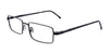 Cargo C5041 Eyeglasses with Clip-on Sunglasses | Size 53 / Satin Black