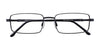 Cargo C5041 Eyeglasses with Clip-on Sunglasses | Size 53 / Satin Black