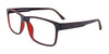 Cargo C5044 Eyeglasses with Clip-on Sunglasses | Size 54 / Grey & Dark Orange