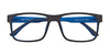 Cargo C5044 Eyeglasses with Clip-on Sunglasses | Size 54 / Grey & Dark Orange