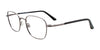 Cargo C5045 Eyeglasses with Clip-on Sunglasses | Size 53 / Satin Steel