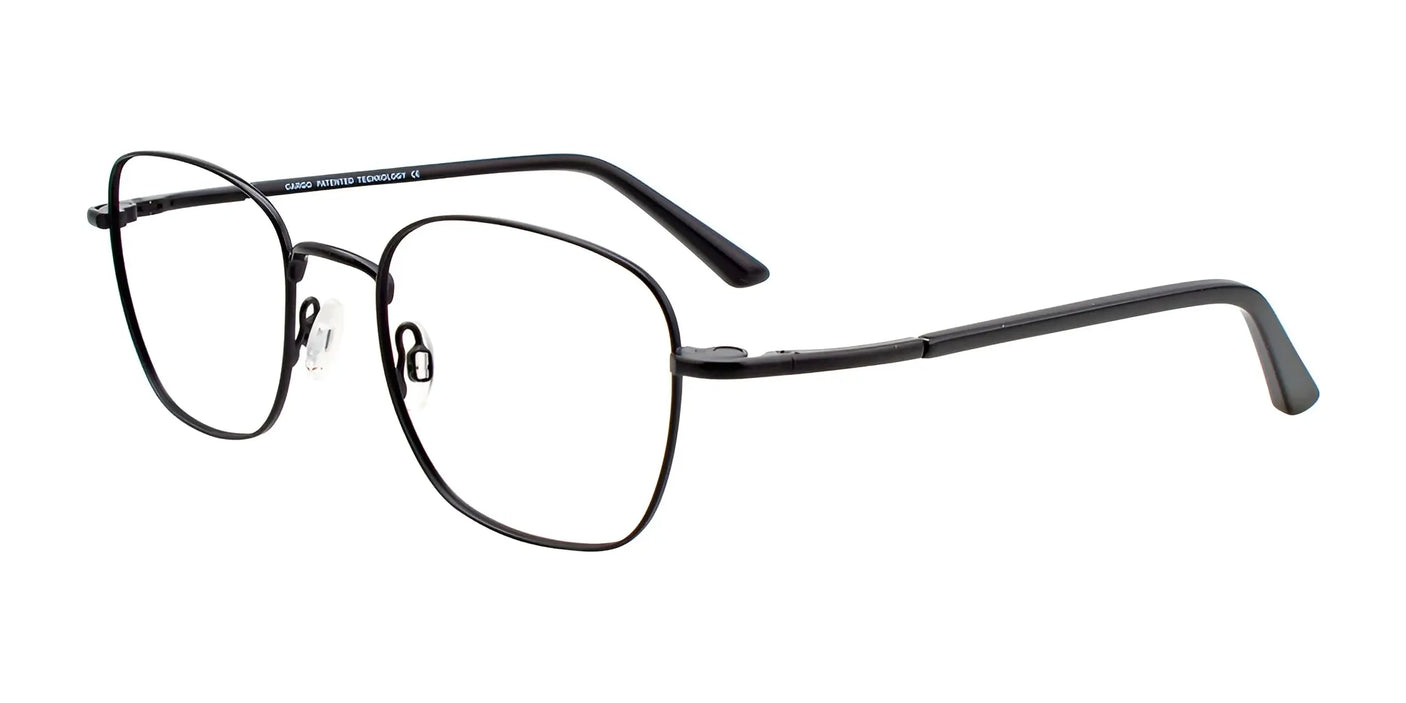 Cargo C5045 Eyeglasses with Clip-on Sunglasses Satin Black