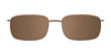 Cargo C5046 Eyeglasses with Clip-on Sunglasses | Size 56 / Satin Black