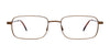 Cargo C5046 Eyeglasses with Clip-on Sunglasses | Size 56 / Satin Black