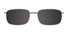 Cargo C5046 Eyeglasses with Clip-on Sunglasses | Size 56 / Satin Black