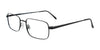 Cargo C5046 Eyeglasses with Clip-on Sunglasses | Size 56 / Satin Black