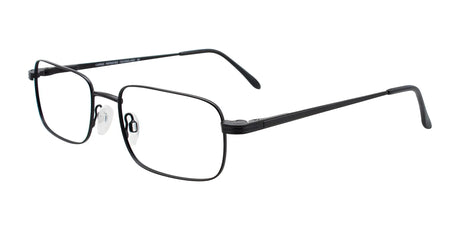 Cargo C5046 Eyeglasses with Clip-on Sunglasses Satin Black