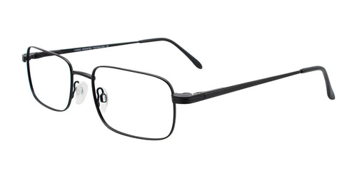 Cargo C5046 Eyeglasses with Clip-on Sunglasses / Size 56 / Satin Black
