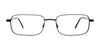 Cargo C5046 Eyeglasses with Clip-on Sunglasses | Size 56 / Satin Black
