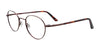 Cargo C5047 Eyeglasses with Clip-on Sunglasses | Size 49 / Satin Dark Brown