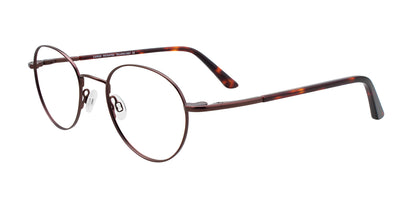 Cargo C5047 Eyeglasses with Clip-on Sunglasses Satin Dark Brown