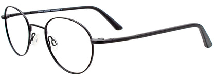 Cargo C5047 Eyeglasses with Clip-on Sunglasses Satin Black