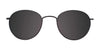 Cargo C5047 Eyeglasses with Clip-on Sunglasses | Size 49 / Satin Black