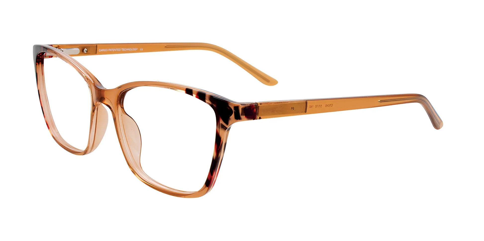 Cargo C5048 Eyeglasses Brown Crystal & Demi Red