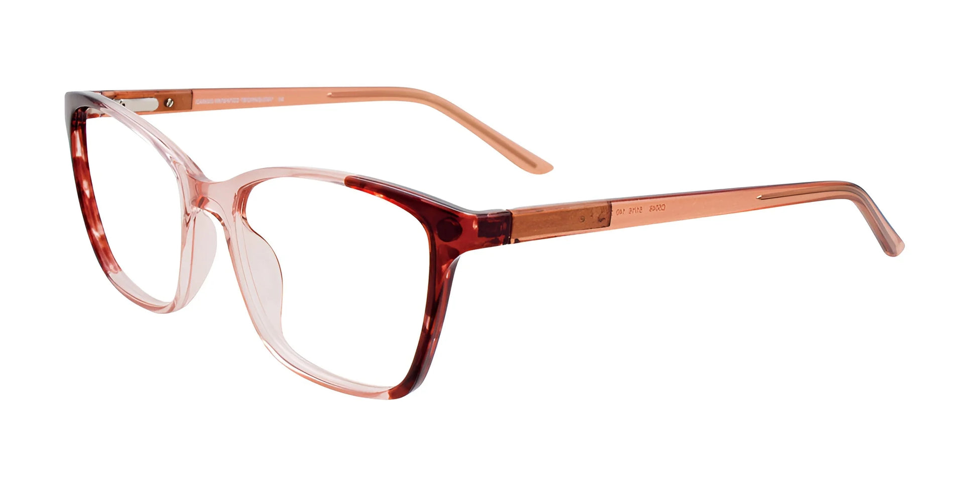Cargo C5048 Eyeglasses Light Pink Crystal & Demi Brown