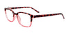 Cargo C5050 Eyeglasses with Clip-on Sunglasses | Size 48 / Red Tortoise & Red Crystal