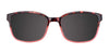 Cargo C5050 Eyeglasses with Clip-on Sunglasses | Size 48 / Crystal Blue & Dark Demi Amber