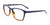Cargo C5052 Eyeglasses with Clip-on Sunglasses | Size 53 / Dark Blue & Demi Amber