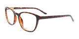 Cargo C5053 Eyeglasses with Clip-on Sunglasses Demi Amber