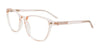 Cargo C5053 Eyeglasses with Clip-on Sunglasses | Size 50 / Light Pink Crystal