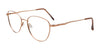 Cargo C5055 Eyeglasses with Clip-on Sunglasses | Size 52 / Satin Light Brown