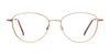 Cargo C5055 Eyeglasses with Clip-on Sunglasses | Size 52 / Satin Light Brown