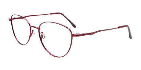 Cargo C5055 Eyeglasses with Clip-on Sunglasses Shiny Pinkish Red