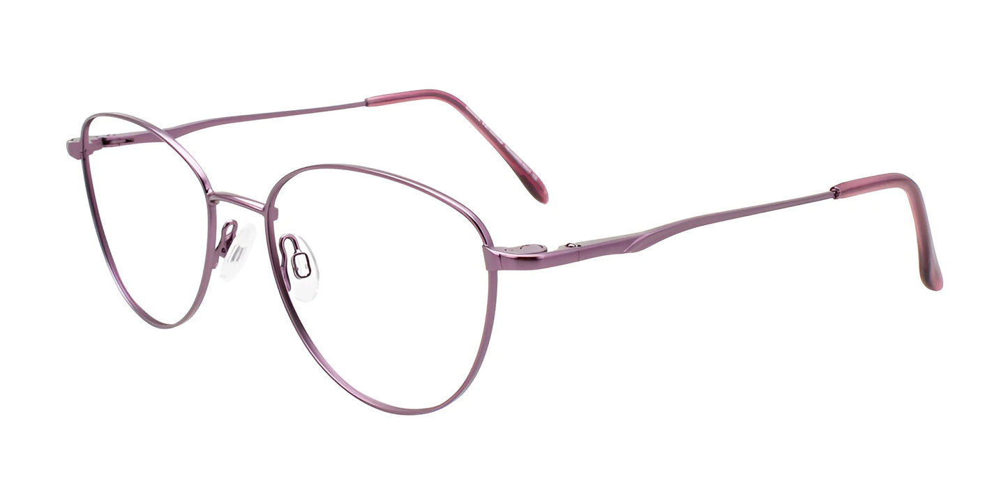 Cargo C5055 Eyeglasses with Clip-on Sunglasses Satin Light Purple