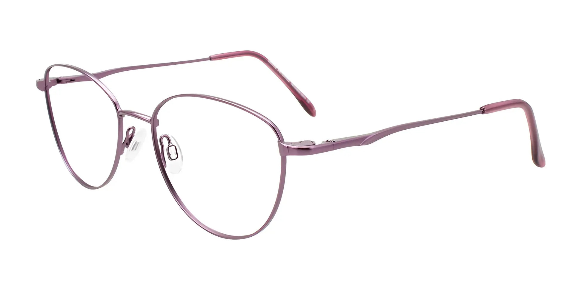 Cargo C5055 Eyeglasses with Clip-on Sunglasses Satin Light Purple