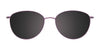 Cargo C5055 Eyeglasses with Clip-on Sunglasses | Size 52 / Satin Light Brown