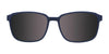Cargo C5057 Eyeglasses with Clip-on Sunglasses | Size 57 / Matt Dark Blue & Light Blue (Inside)