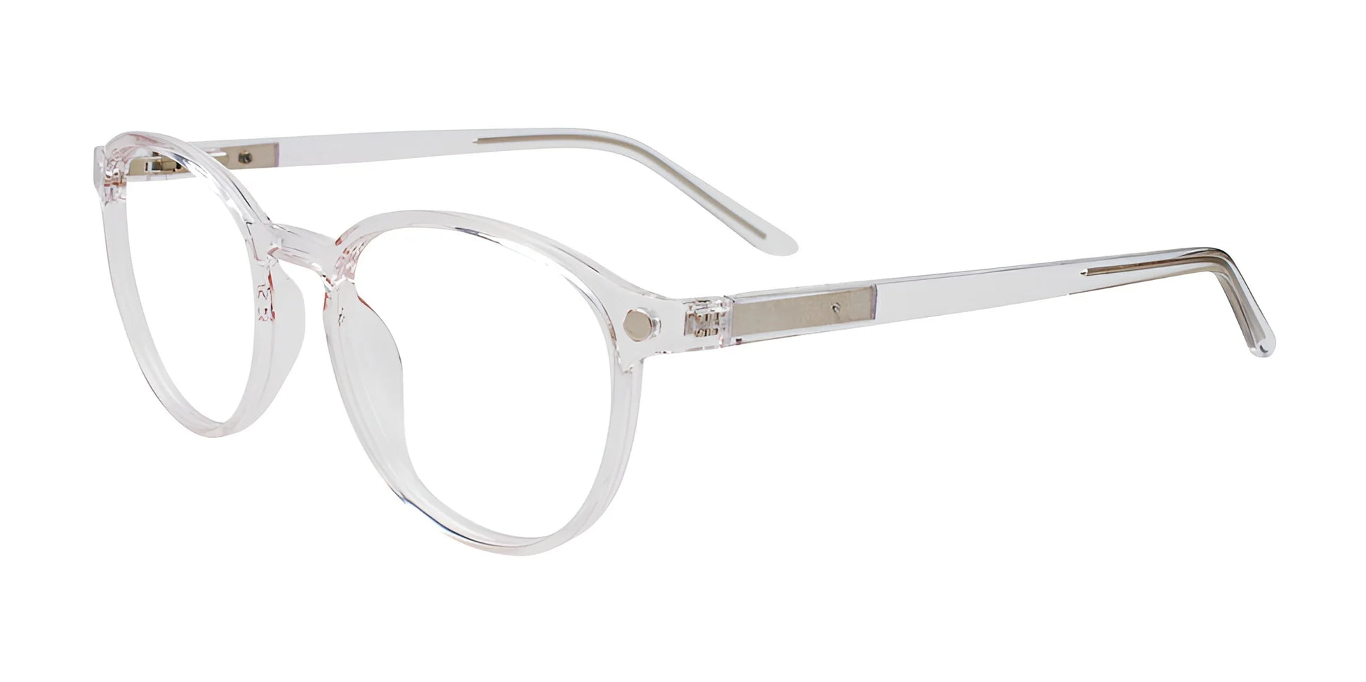 Cargo C5058 Eyeglasses with Clip-on Sunglasses Crystal