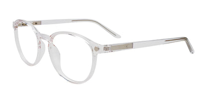 Cargo C5058 Eyeglasses with Clip-on Sunglasses Crystal