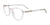 Cargo C5058 Eyeglasses with Clip-on Sunglasses | Size 49 / Crystal