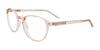 Cargo C5058 Eyeglasses with Clip-on Sunglasses | Size 49 / Light Pink Crystal