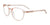 Cargo C5058 Eyeglasses with Clip-on Sunglasses | Size 49 / Light Pink Crystal