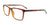 Cargo C5059 Eyeglasses with Clip-on Sunglasses | Size 56 / Marbled Dark Brown