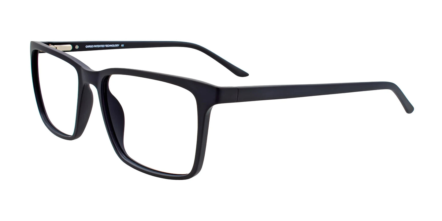 Cargo C5059 Eyeglasses with Clip-on Sunglasses Matt Black