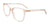 Cargo C5060 Eyeglasses with Clip-on Sunglasses | Size 53 / Crystal Peach