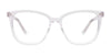 Cargo C5060 Eyeglasses with Clip-on Sunglasses | Size 53 / Crystal