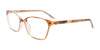 Cargo C5061 Eyeglasses with Clip-on Sunglasses | Size 52 / Crystal St. Brown & Grey